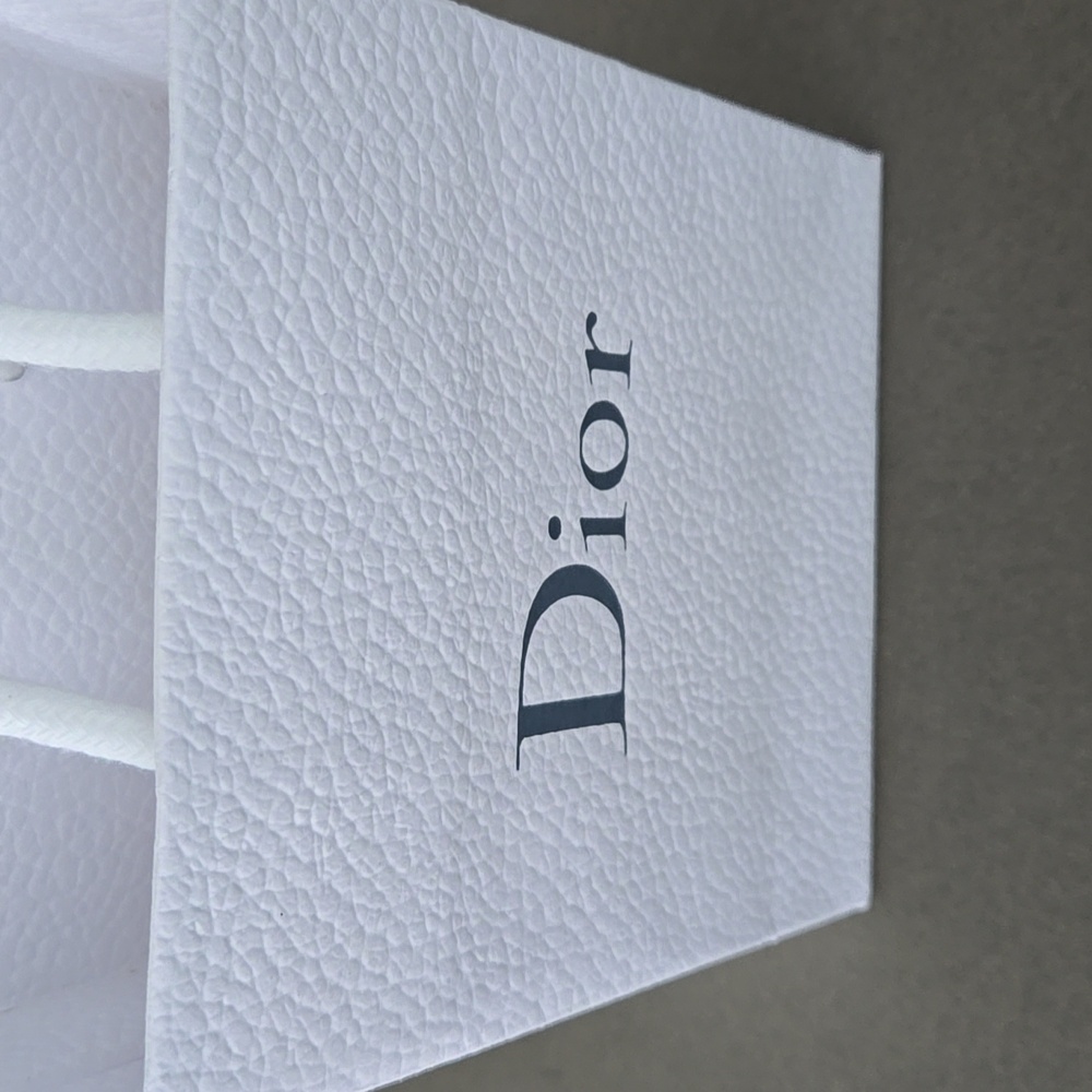 New Never Used Dior Silver Charm Necklace .. CD Charm, Star & Pearl - Picture 9 of 9